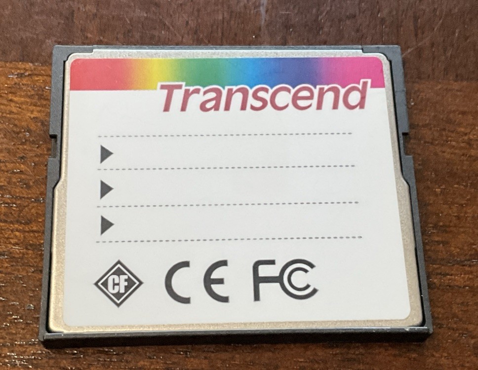 Transcend - 8 GB Compact Flash 400X