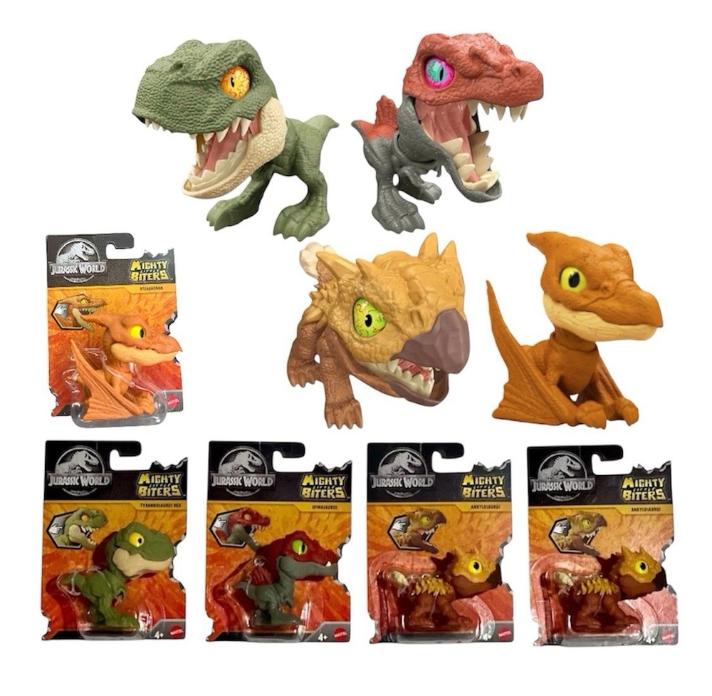 Jurassic World Dinosaurs Mighty Little Biters 4 OPTIONS