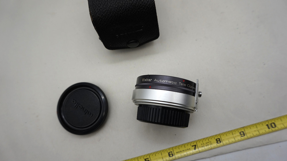 MINOLTA MD MOUNT VIVITAR 2X-5 AUTOMATIC TELE CONVERTER CAMERA LENS case