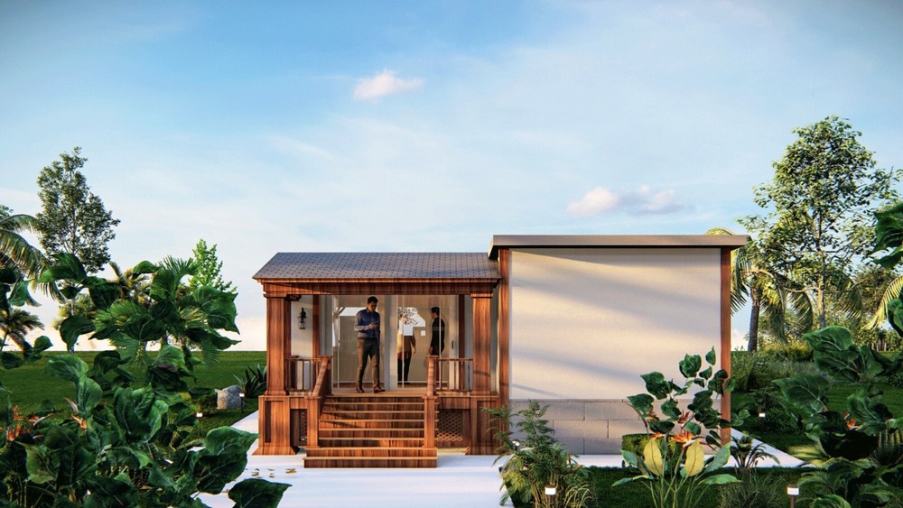 23x52’ Tiny Home Plans – 2 Bedrooms, 1 Bath