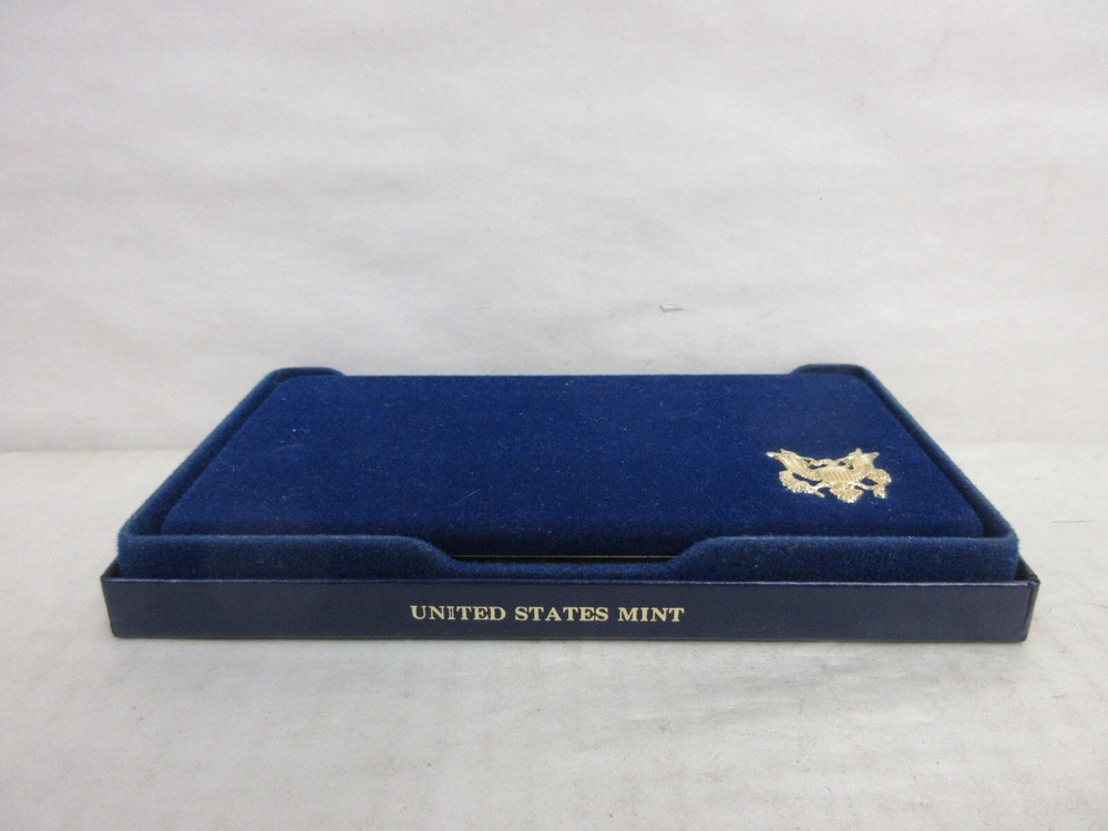 EMPTY BOX for 1987 US Constitution Proof Silver Dollar & $5 Gold 2-Coin Set