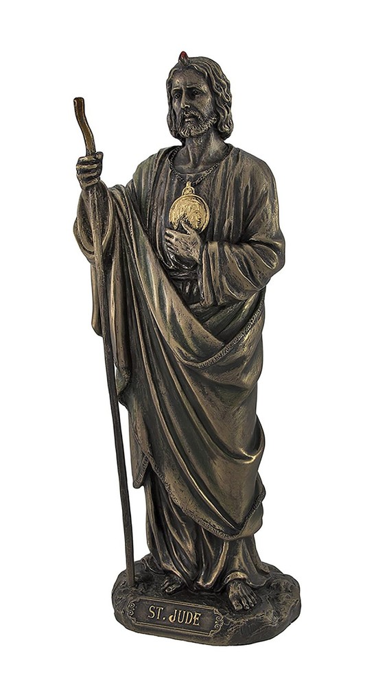 Things2Die4 Bronzed St. Jude Statue 8 in.