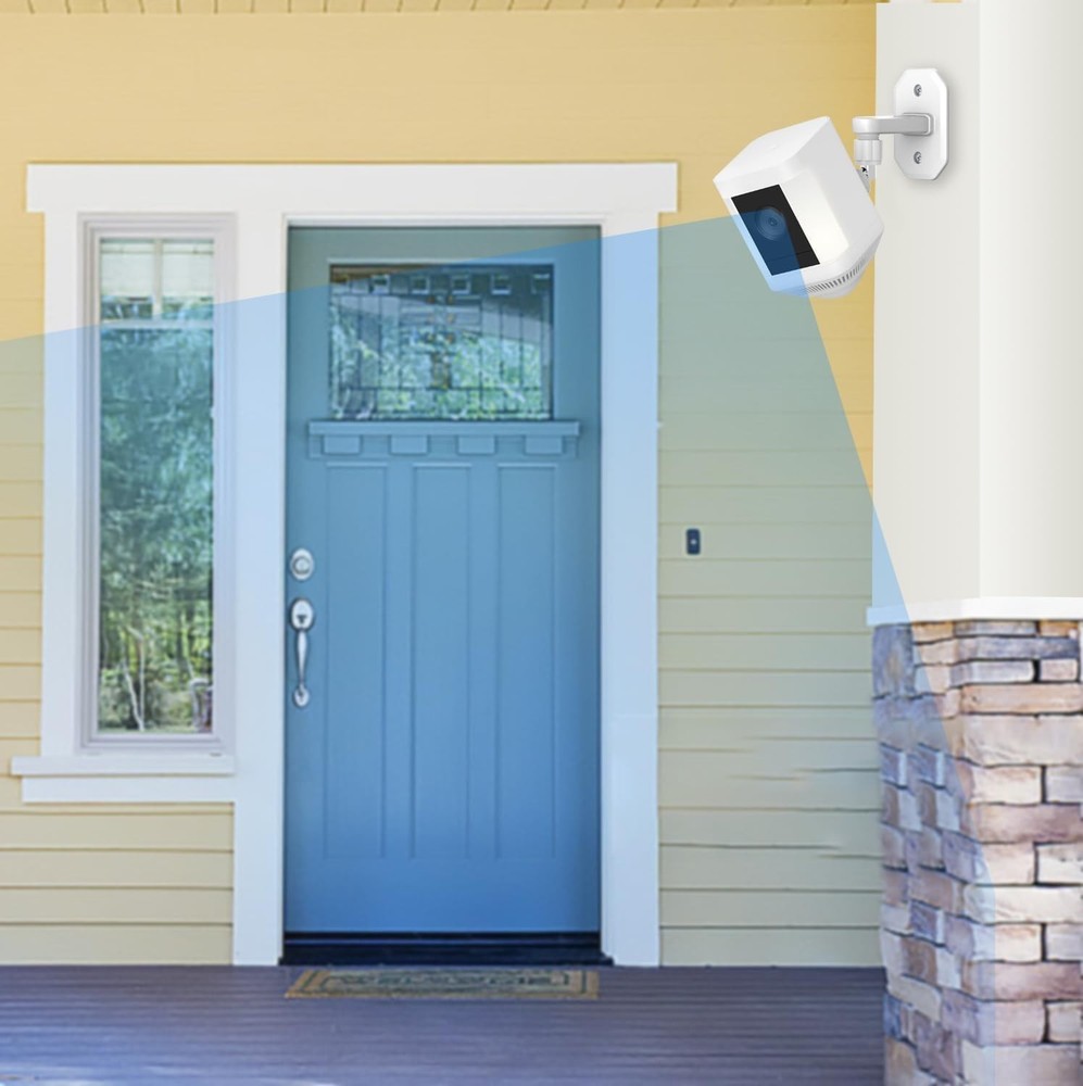 Sturdy 2-Pack Wall Mount for Ring Spotlight Cams - Easy Install & Build