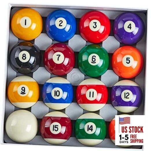Billiard Balls Set 16 Pool Table Balls Deluxe