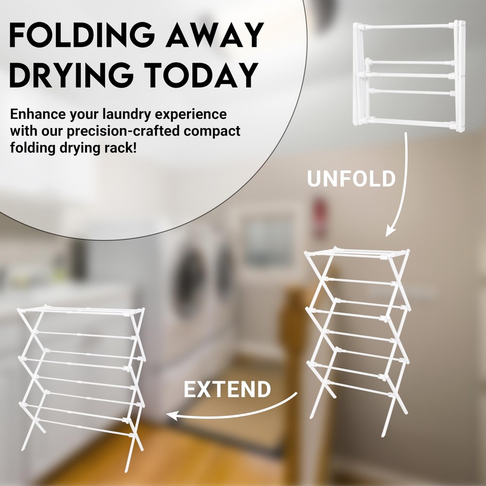 2026 Enhanced Clothes Drying Rack | Foldable Drying Rack Clothing for Laundry...