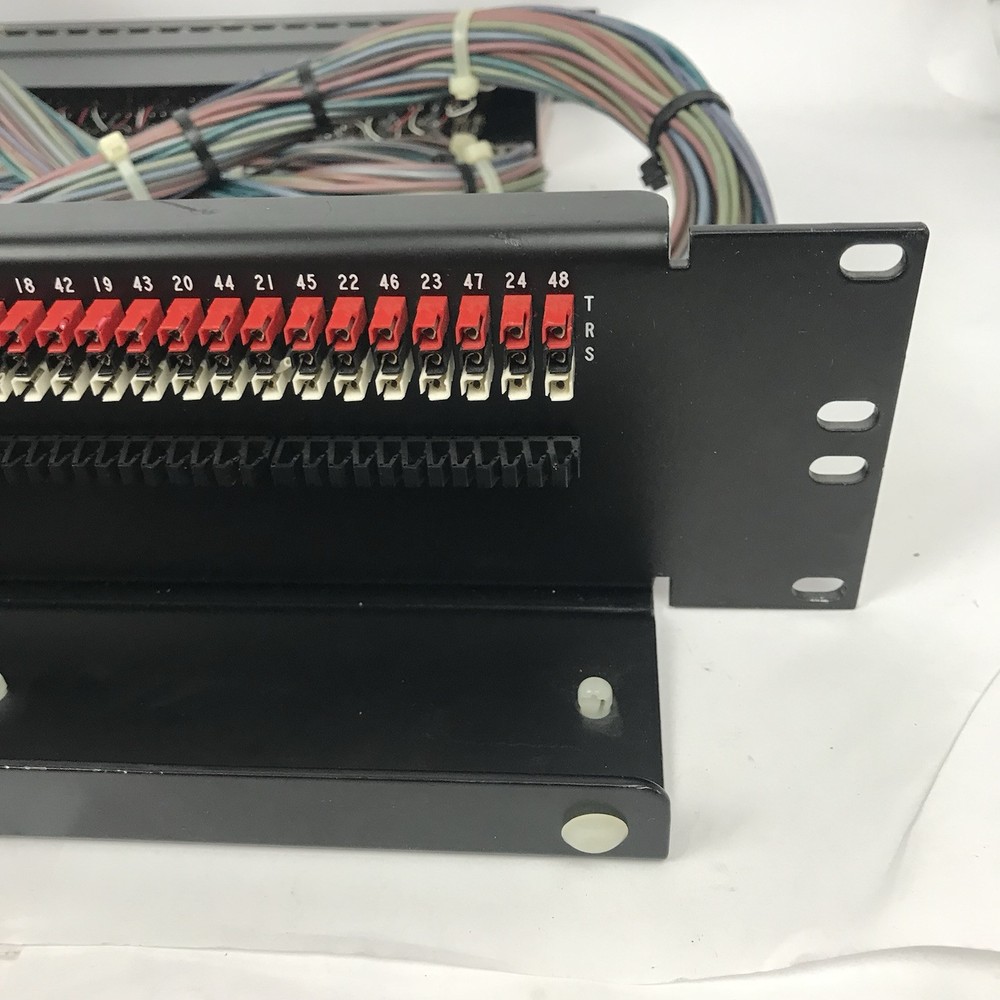 ADC Ultrapatch 48 Point TT Patchbay Panel Cables Pro Patch Bay BJF107-4MKIV