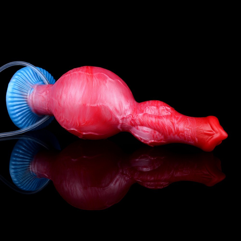 Inflatable Ejaculating Dildoe Realistic Squirting With Suction Cup Use Lubricate