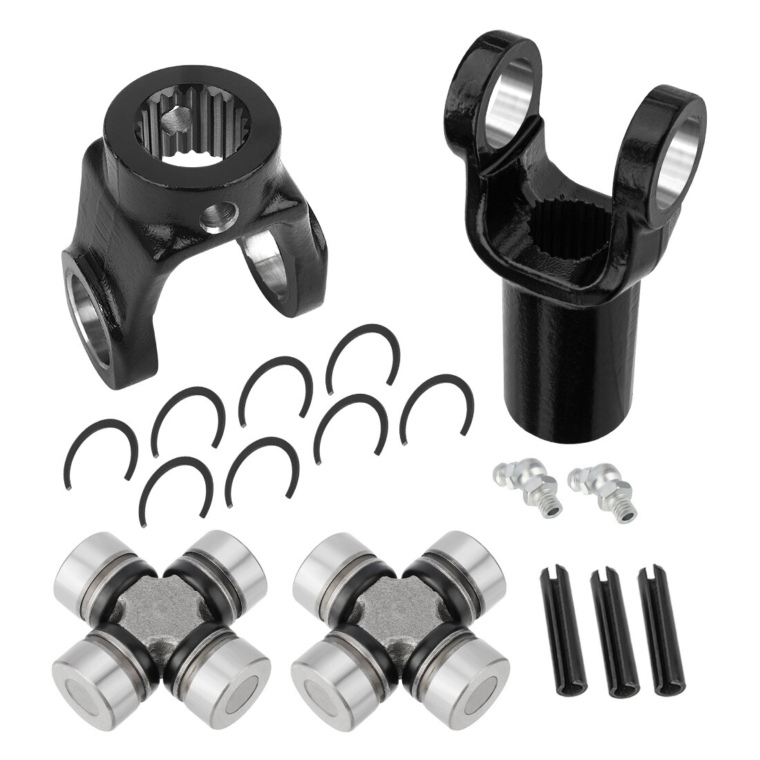 Front Prop Shaft Yoke & U-Joint (2 Side) for Polaris Ranger 700 800 900 Crew/XP