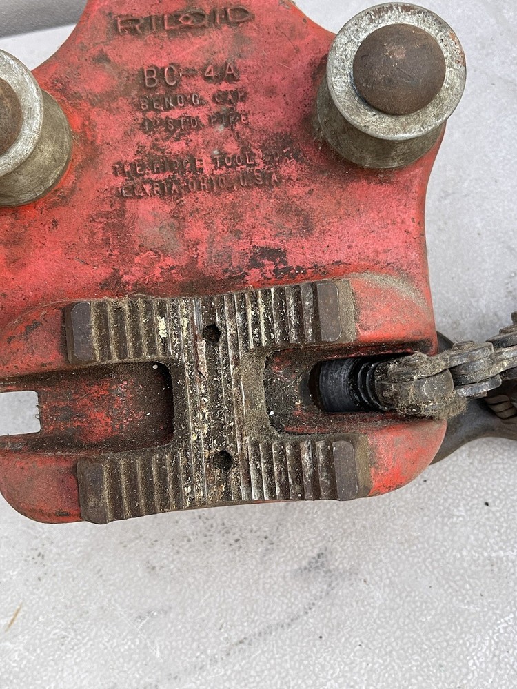 Ridgid BC4A Bench Chain Vise In Good Working Condition