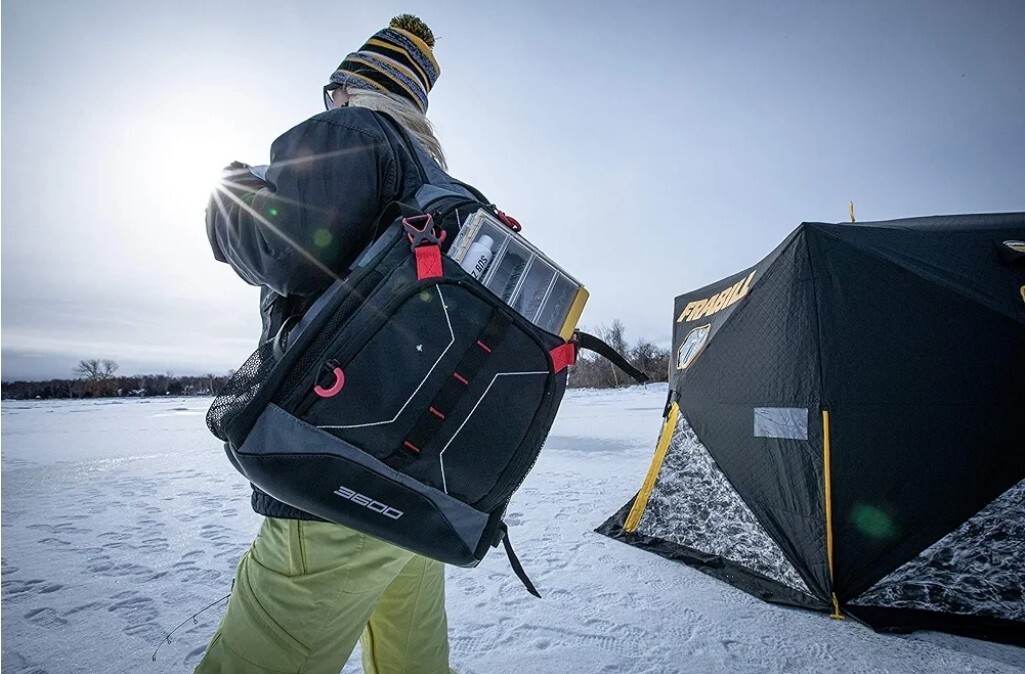 Plano E-Series 3600 Fishing Backpack Tackle Box Water Resistant w/ Pockets Black