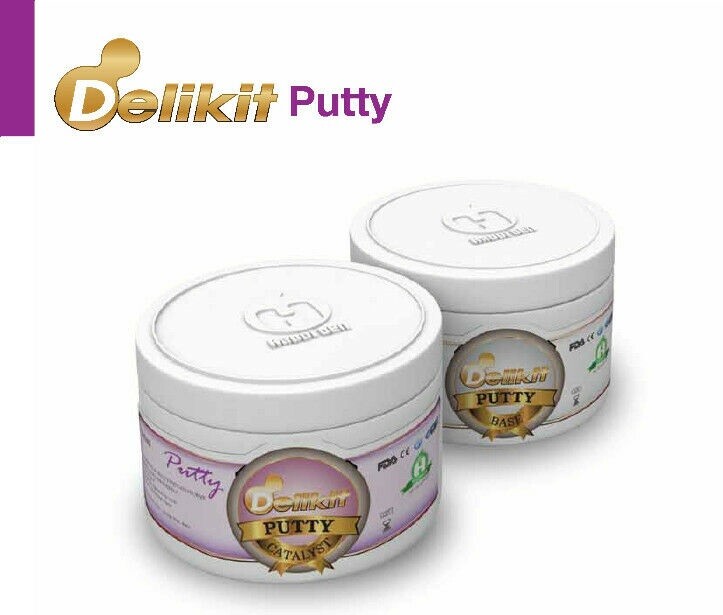 Delikit VPS Putty - 300ml Base + 300ml Catalyst (Regular Set / Fast Set)