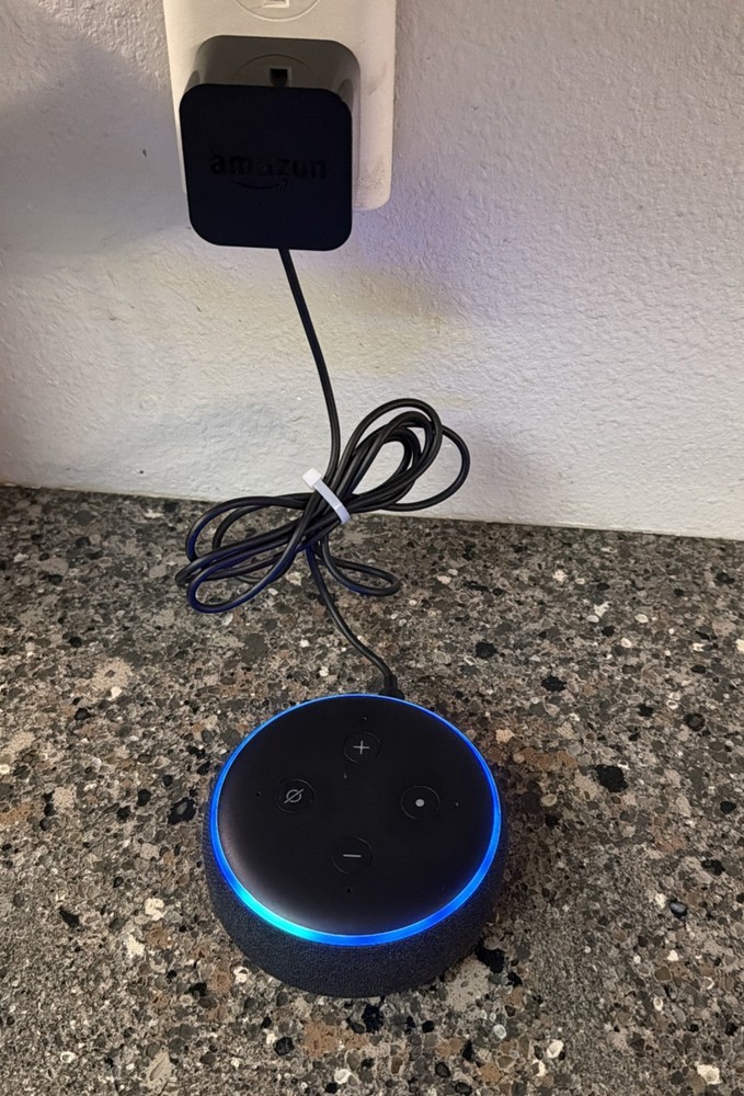 Amazon Echo Dot (3rd Generation) Smart Speaker with Alexa - Charcoal