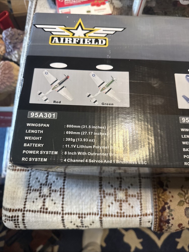 Airfield RC A6M Zero RTF remote-control airplane model kit.