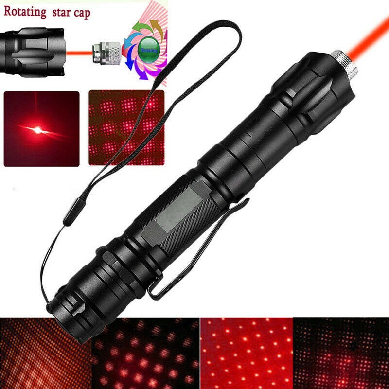 Red Laser Pointer Pen Lazer +2PCS Battery