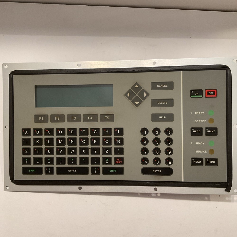 VideoJet Excel PKD IInterface Panel PKD w/ P352A Display Panel