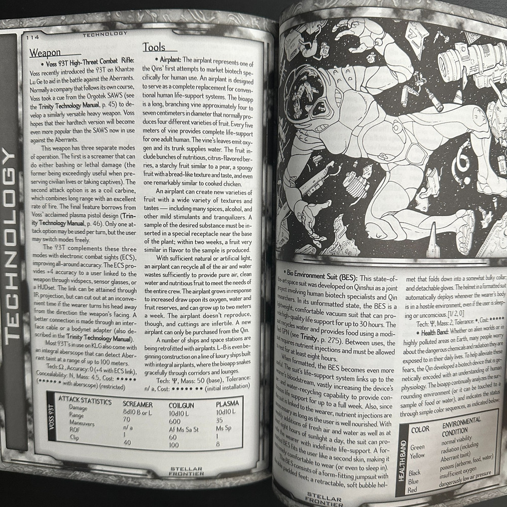 Stellar Frontier PSI Order Upeo WA Macho Extrasolar Space Sourcebook