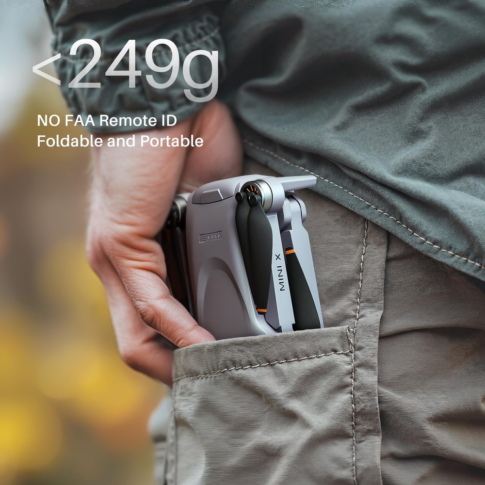 GPS Drone with 2K EIS Camera for Adults,Foldable RC Drones Auto Grey