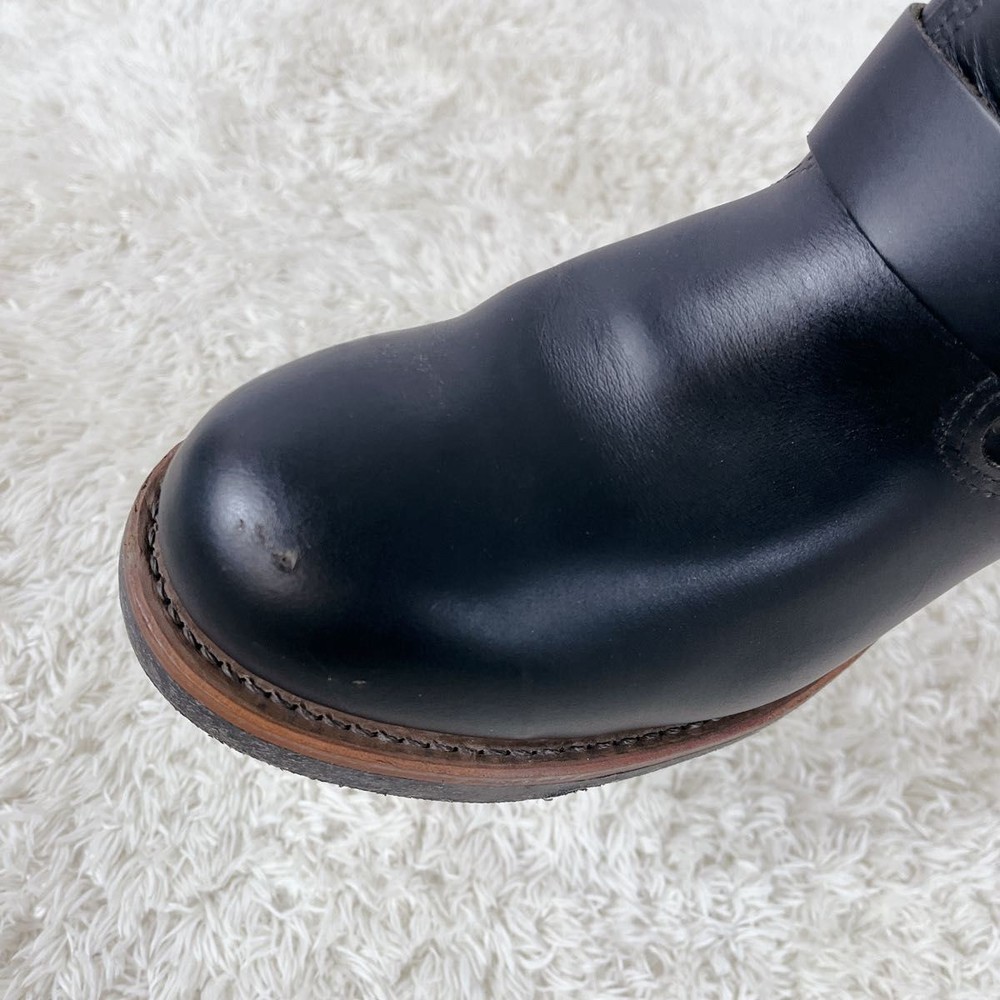 RedWIng Boots 2268 Leather Black Engineer Boots Size 9D