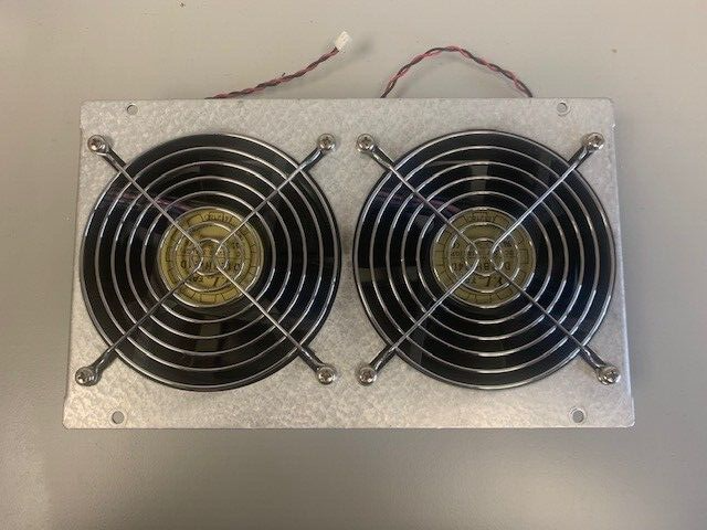 Powervar security plus external cooling fans