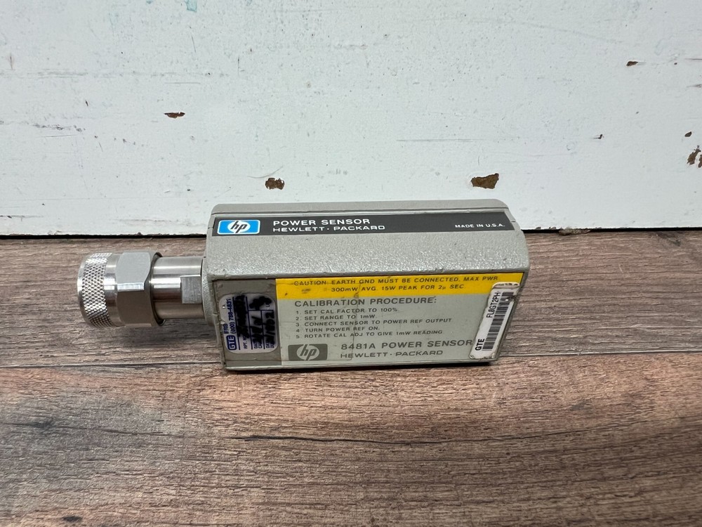 HP 8481A Power Sensor not working