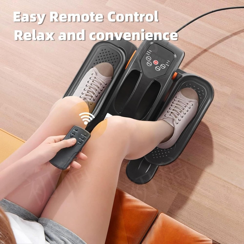 Under Desk Elliptical Leg Exerciser Portable Remote Control Seniors