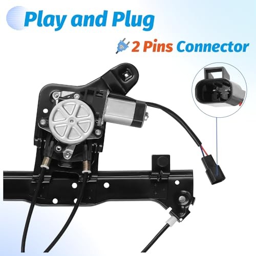 Rear Driver Side Window Regulator with Motor Compatible Rear Left Driver Side