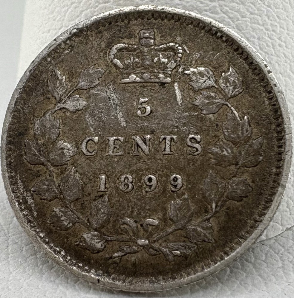 1899 5 Cent Silver Canada