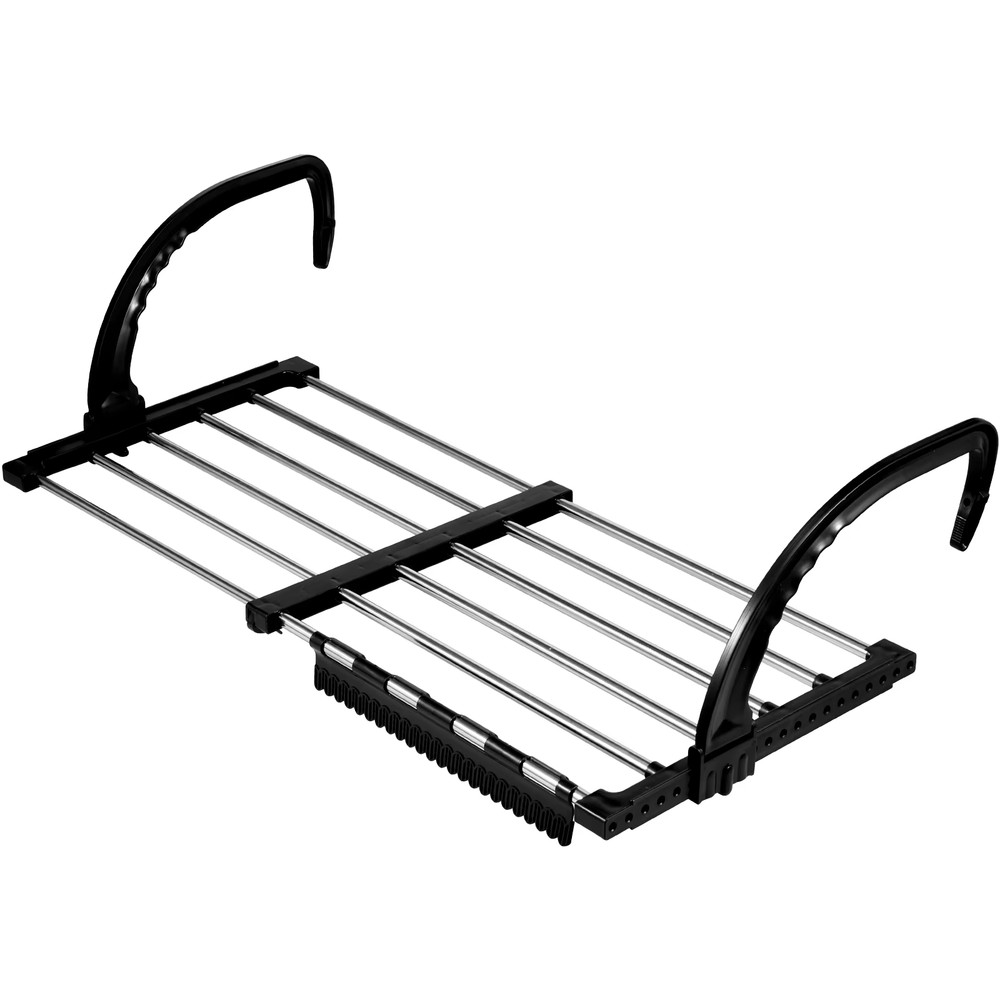 New Foldable Radiator Drying Rack Extendable Clothes Drying Hanger Stainless Ste