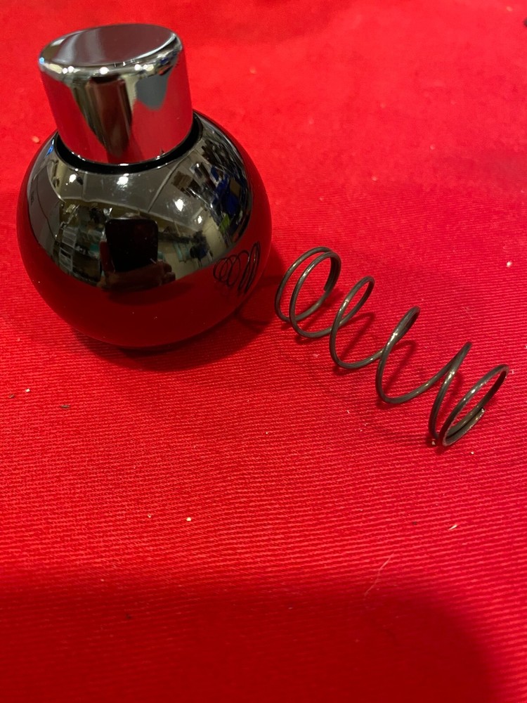 65 - 82 Corvette Shift Knob, BLACK Chrome Automatic Transmission *Complete Kit*