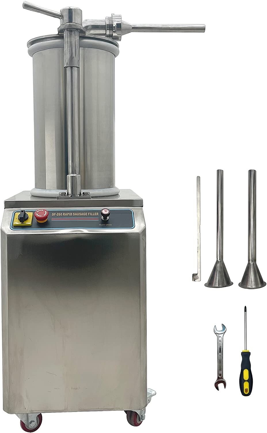 35L Hydraulic Sausage Filling Machine 600kg/h Automatic Sausage Stuffer Meat Fil