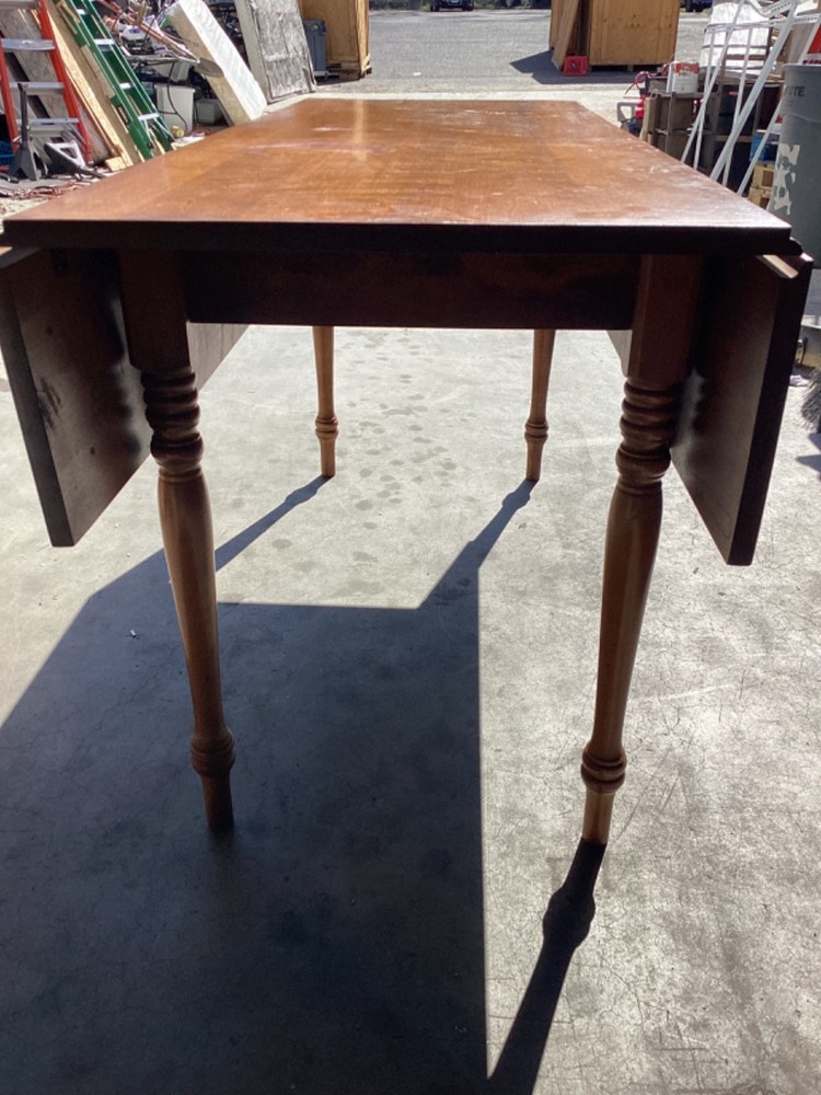 Large Hitchcock Drop Leaf Table Beautiful Some Flaws