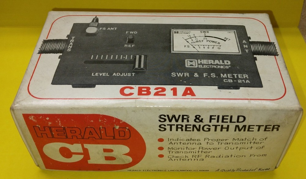 Herald Electronics CB21A SWR & Field Strength Meter Pre-owned