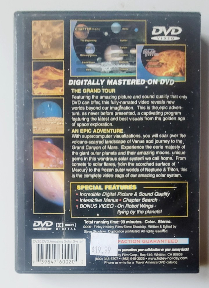 DVD Educational Space Science Our Solar System