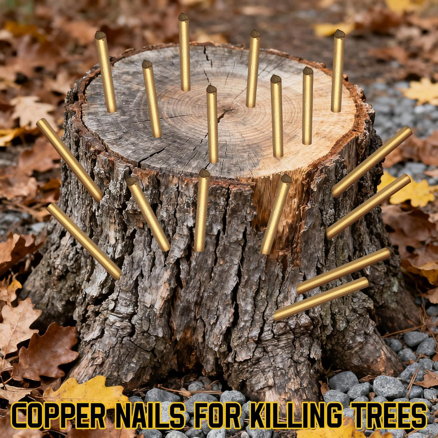 12 Pack Flint Knapping Tool 3.5 Inch Pure Copper Nails Flint Knapping Tools 3.5"