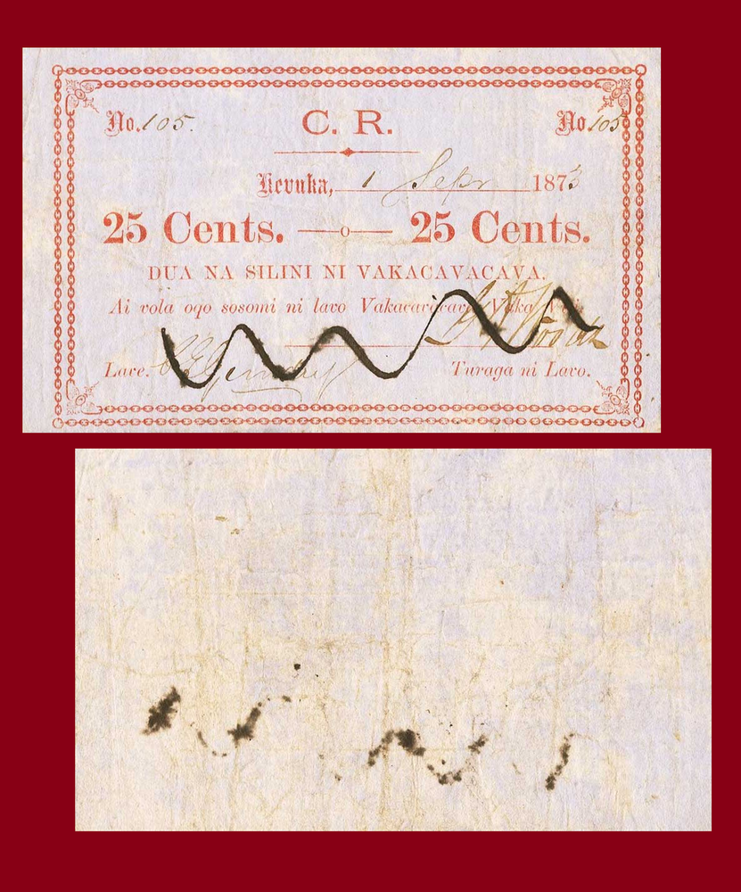 fiji 25 cents 1873 / copy