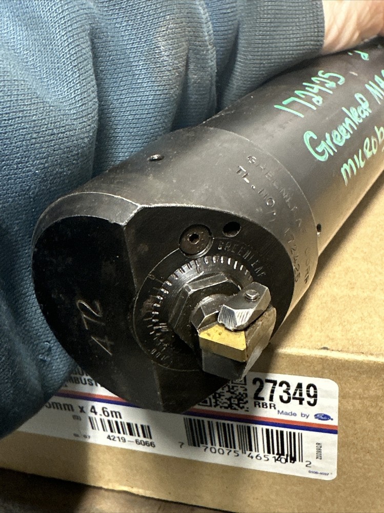 MICROBORE 2” Shank Coolant Thru ADJUSTABLE BORING BAR Greenleaf MAC