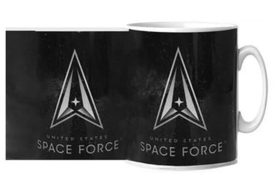 US SPACE FORCE STAR NIGHT SKY CERAMIC MUG 15 OZ