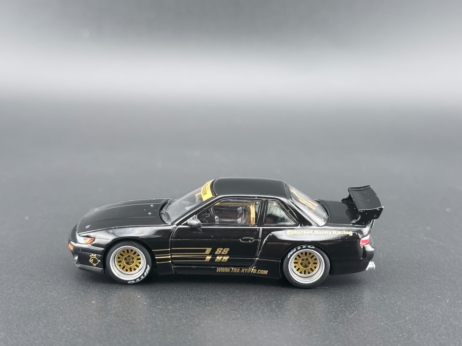 Pop Race Pandem Silvia S13 Black 640289 1/64