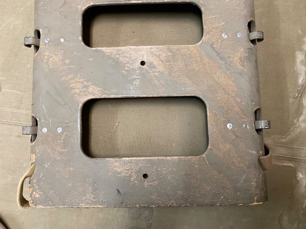 ORIGINAL WWII US ARMY M1944 EQUIPMENT AMMO CARRY PACK BOARD BACKPACK-DATED 1944