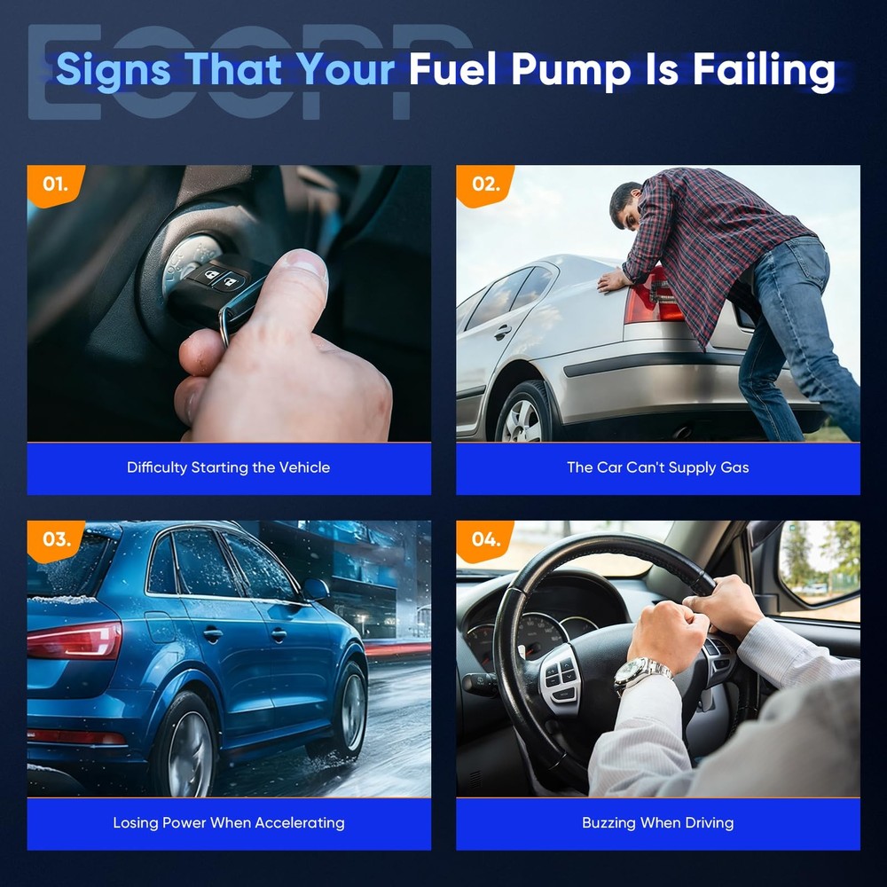 ECCPP Electric Fuel Pump Module Assembly E2649M Compatible with Transit-150...