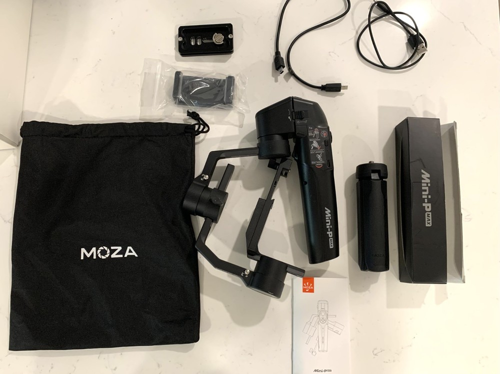 Moza Mini-P Max Gimbal Stabilizer Camera & Smartphone Holder USB Complete w/Box