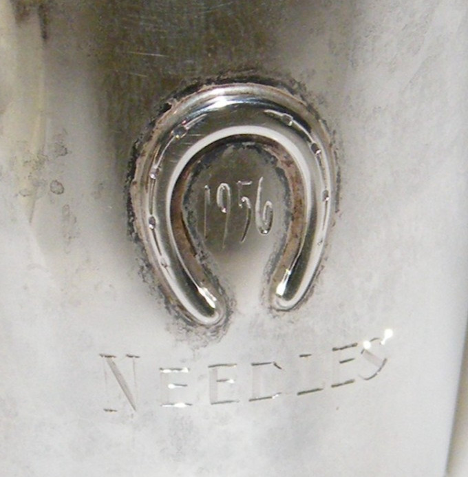 Official 1956 Kentucky Derby 2 ounce Jigger Cup Sterling Silver--BWK