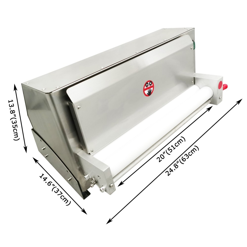Single-roll Automatic Pizza Flatbread Dough Press Forming Roller Machine 4"-19"