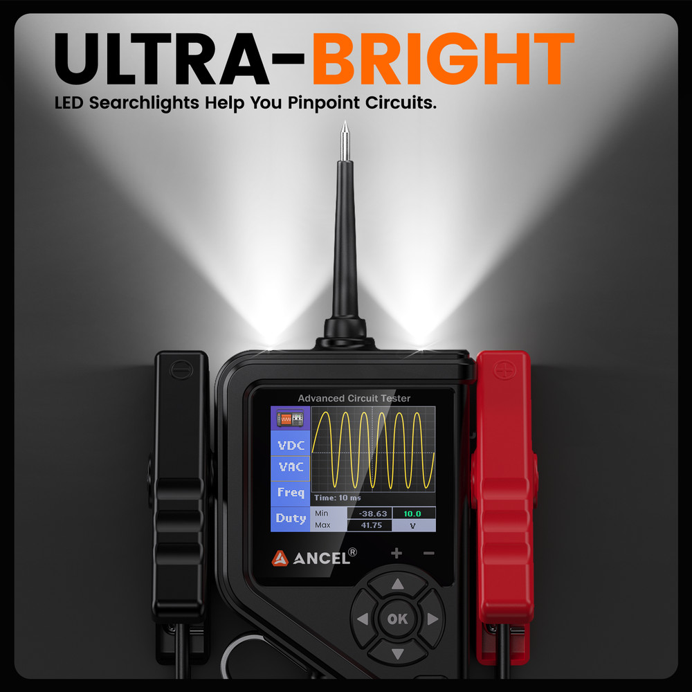 Circuit Probe Fuel Injector Tester Activate Component Oscilloscope Multimeter