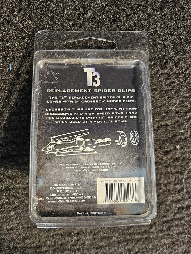 G5 T3 Crossbow Replacement Spider Clips 24pcs