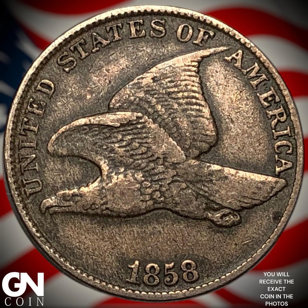 1858 Flying Eagle Cent Penny Y0833