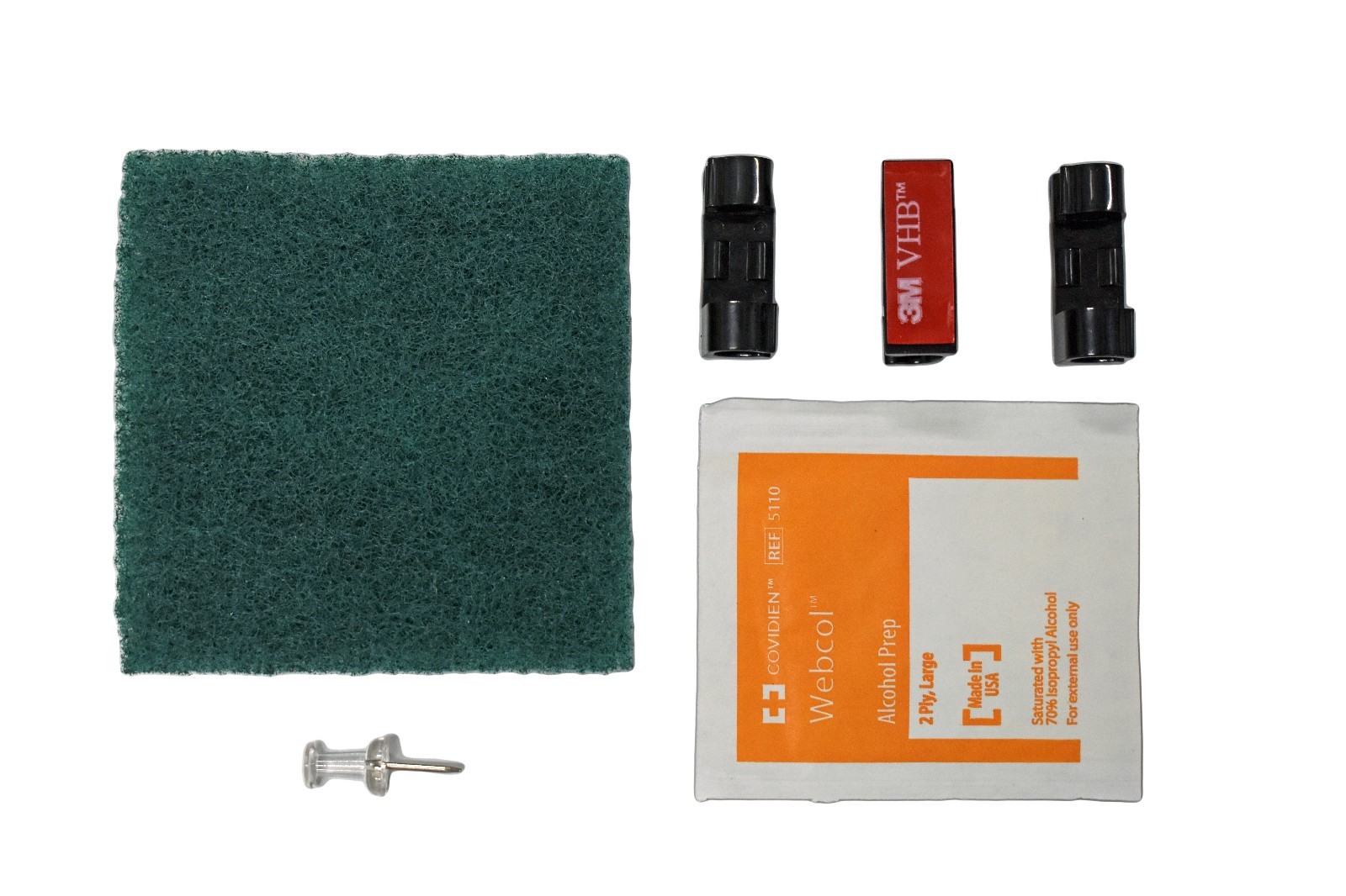 Stern Pad Jumbo Black- 3D Scan Transducer Mounting Kit (No Screwing into Boat)