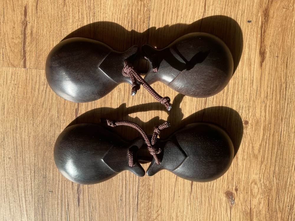 2 Pack Spanish Castanets Flamenco with String