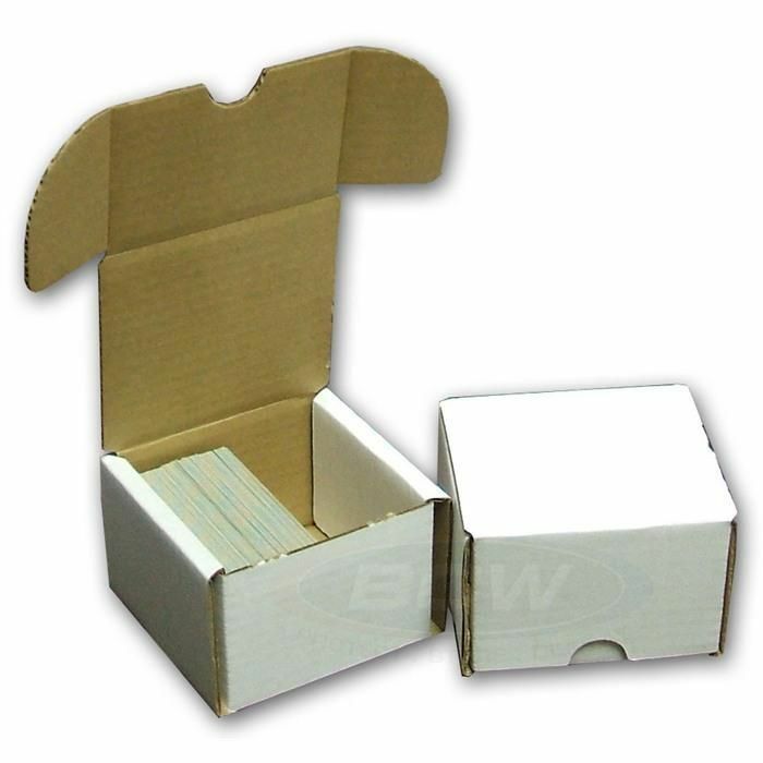 2 BCW 200 Count Card Storage Boxes