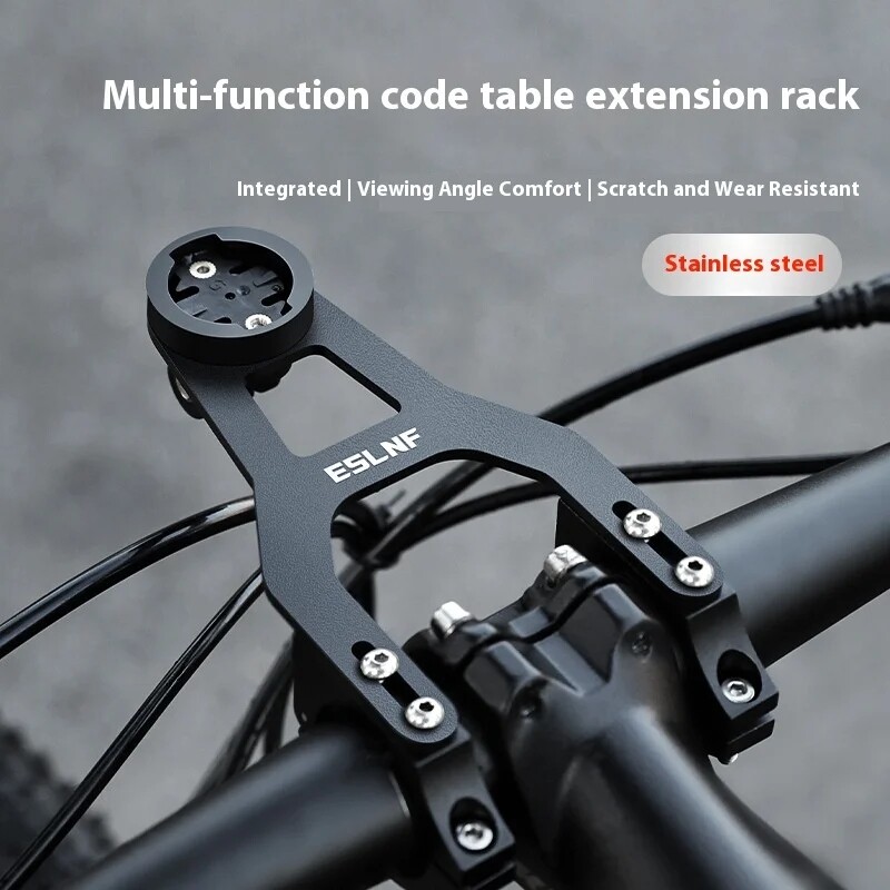 Bicycle Handlebar Computer Holder Light Camera Bracket for Garmin/Bryton Adapter